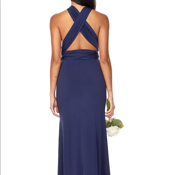 TFNC Multi Way Navy Maxi Dress - Picture 11 of 15